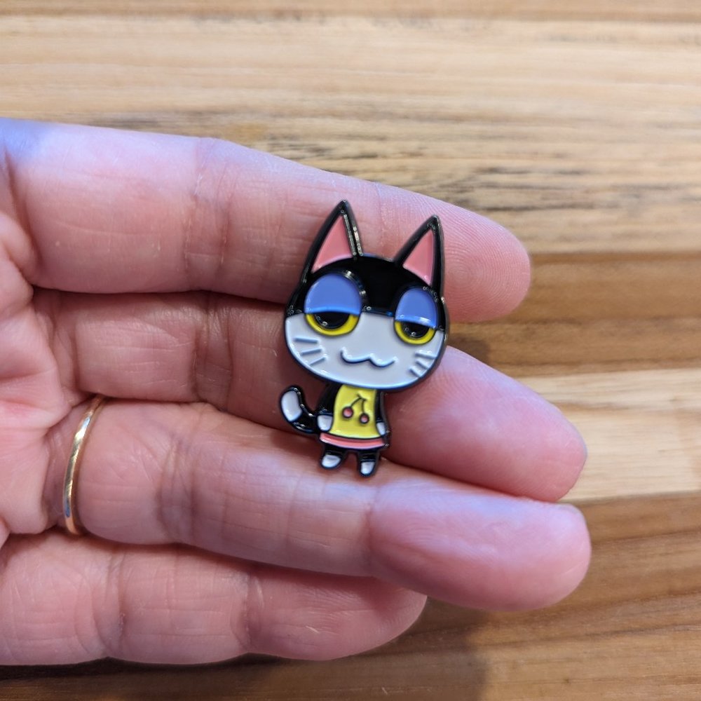 Cute Animal Villager Punchy Character Enamel Pin